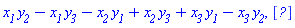 x__1*y__2-x__1*y__3-x__2*y__1+x__2*y__3+x__3*y__1-x__3*y__2, Matrix(%id = 36893491013291102444)