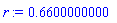 r := .6600000000